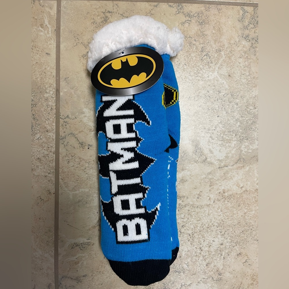 DC Batman Sherpa Lined Socks. New with tags.